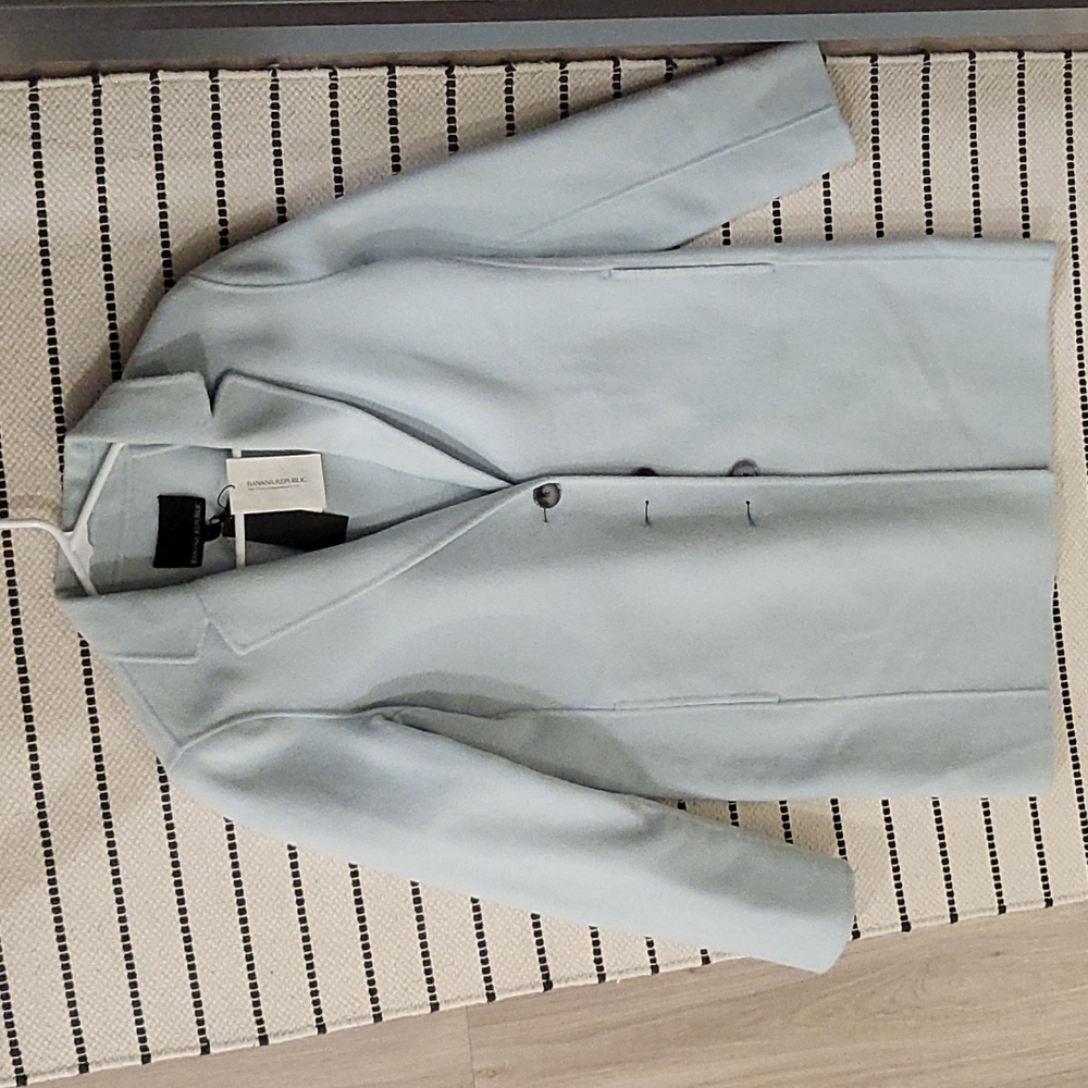Banana Republic Jackets & Coats | Banana Republic Mint Coat